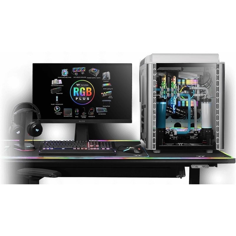 Thermaltake Level 20 HT Snow Edition Gaming Computer Case - Thumbnail 4