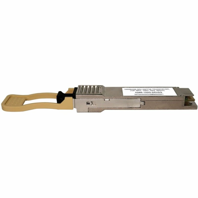 Eaton Tripp Lite Series QSFP28 Transceiver - 100GBase-SR4, MTP/MPO MMF, 100 Gbps, 850 nm, 100 m (328 ft.) - Thumbnail 4