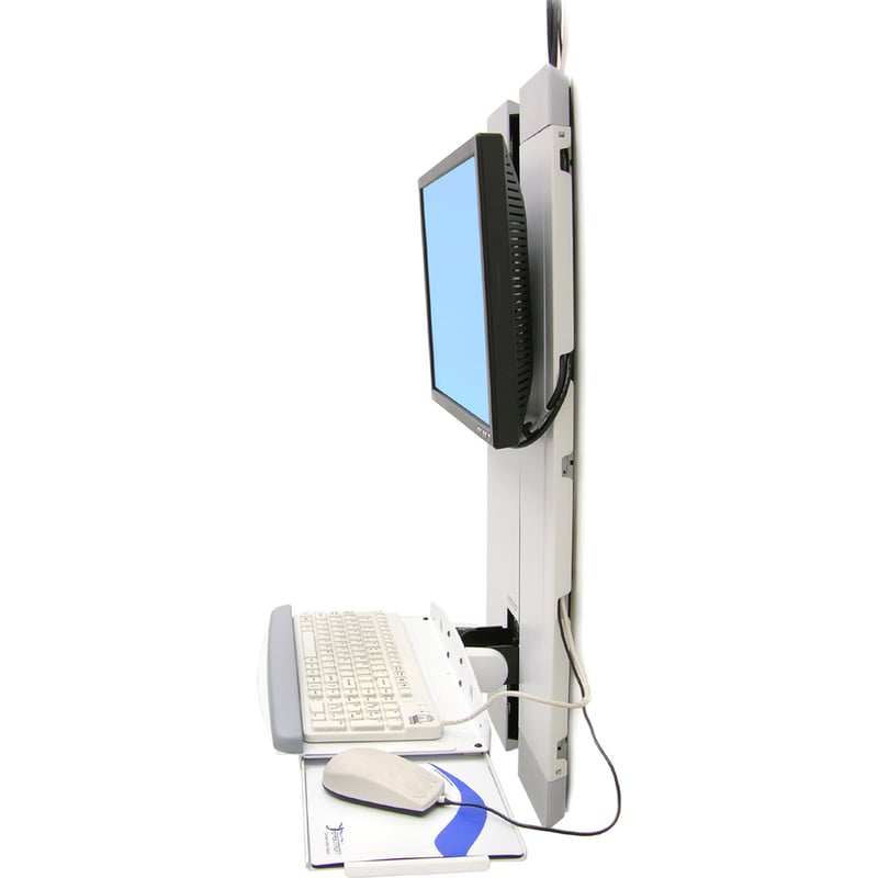 Ergotron StyleView 60-593-216 Lift for Flat Panel Display - White - Thumbnail 2