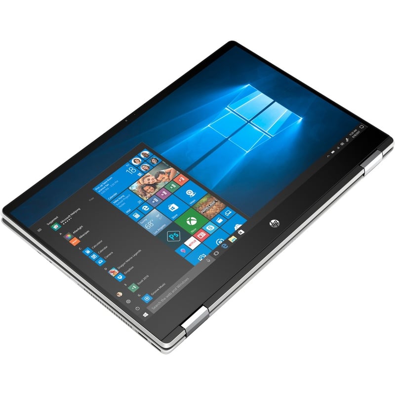 HP Pavilion x360 15-dq1000 15-dq1010nr 15.6" Touchscreen Convertible 2 in 1 Notebook - Intel Core i5 10th Gen i5-10210U - 8 GB - 256 GB SSD - Natural Silver - Thumbnail 5