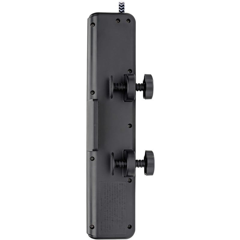 Tripp Lite by Eaton Safe-IT 6-Outlet Surge Protector 2 USB Charging Ports 8 ft. Cord 5-15P Plug 2100 Joules Antimicrobial Protection Black - Thumbnail 2