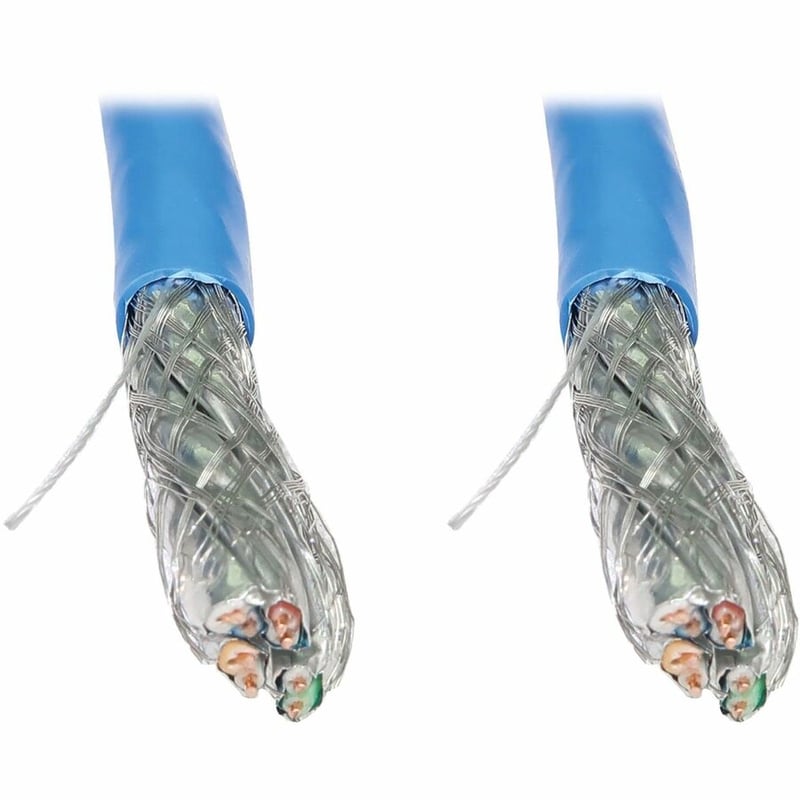 Eaton Tripp Lite Series Cat8 25G/40G Solid Core S/FTP Bulk Ethernet Cable, CMR Rated, Blue, 1000 ft. (305 m) - Thumbnail 3