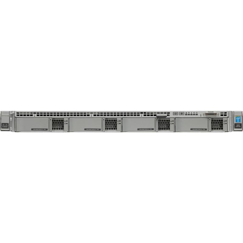 Cisco C220 M4 1U Rack Server - 2 Xeon E5-2630 v4 2.20 GHz - 64 GB RAM - Serial ATA/600 Controller - Thumbnail 2