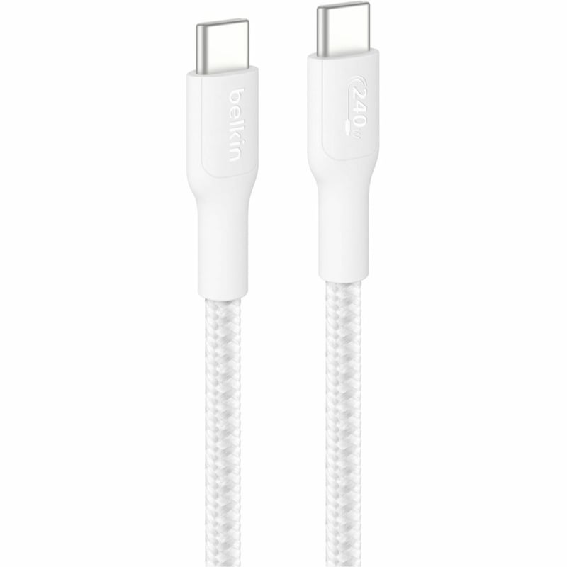 C - C CBL 240W 2.0 BRAIDED PCR 2M WHITE 15-RETAIL BOX