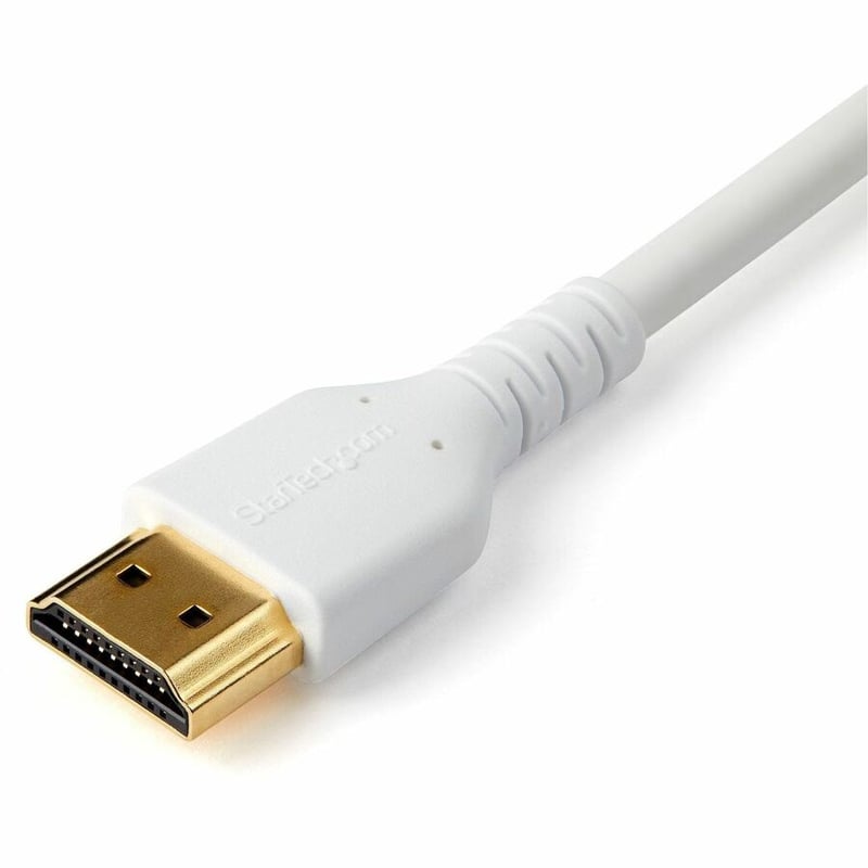 StarTech.com 1m Premium Certified HDMI 2.0 Cable with Ethernet - 3ft High Speed UHD 4K 60Hz HDR Durable Rugged Ultra HD HDMI Monitor Cord - Thumbnail 2