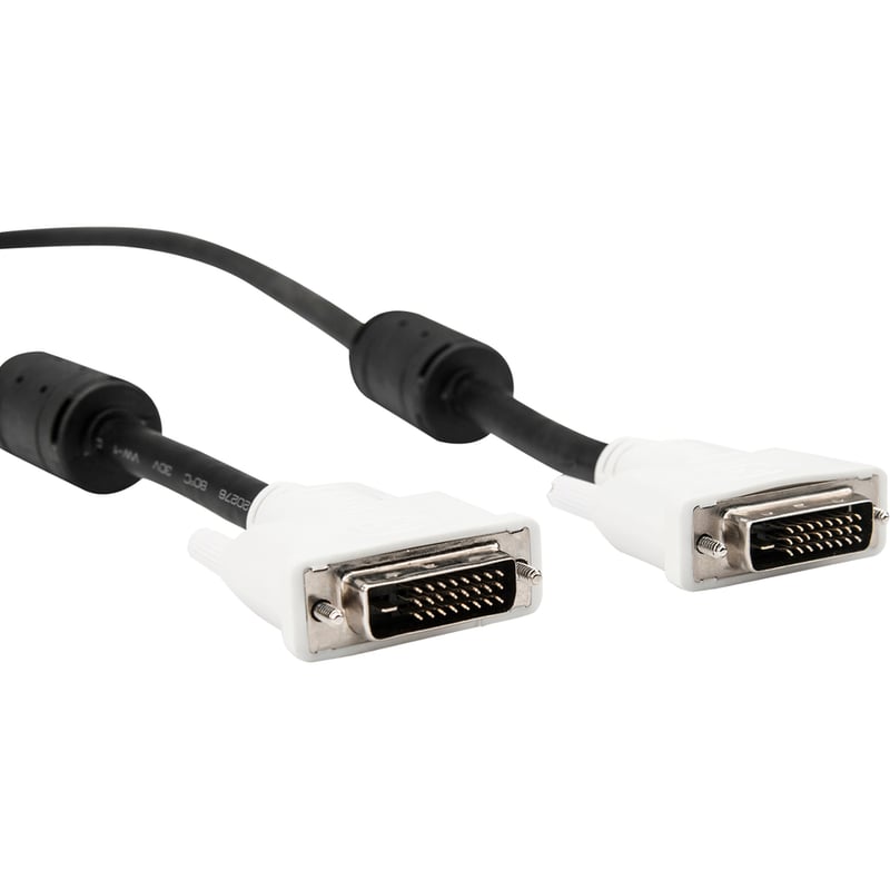 Rocstor Premium 10ft DVI-D Dual Link Monitor Extension Cable - M/F - DVI-D Male - DVI-D Female Video - 10ft - Black 25 Pin Cable M/F - Thumbnail 4