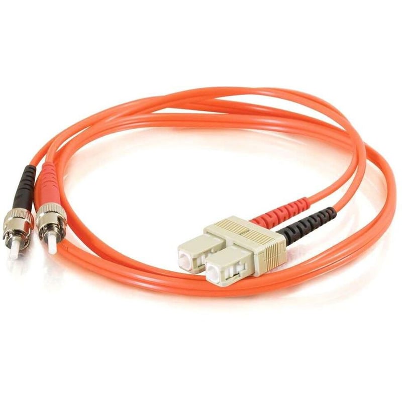 C2G-5m SC-ST 62.5/125 OM1 Duplex Multimode Fiber Optic Cable (TAA Compliant) - Orange - Thumbnail 1