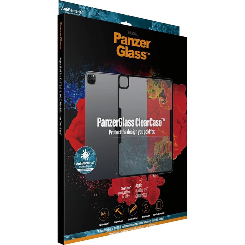 PanzerGlass ClearCase iPad Pro 12,9" (2018/20/21) - Black Edition - Thumbnail 2