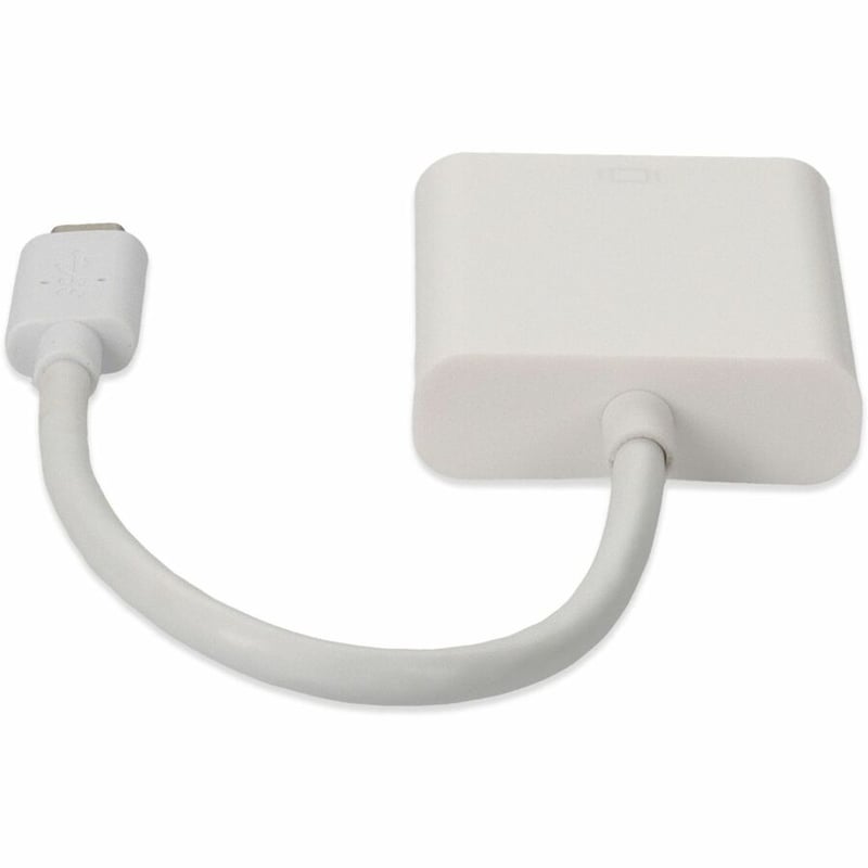 AddOn 5-Pack of USB 3.1 (C) Male to HDMI Female White Adapters - Thumbnail 4