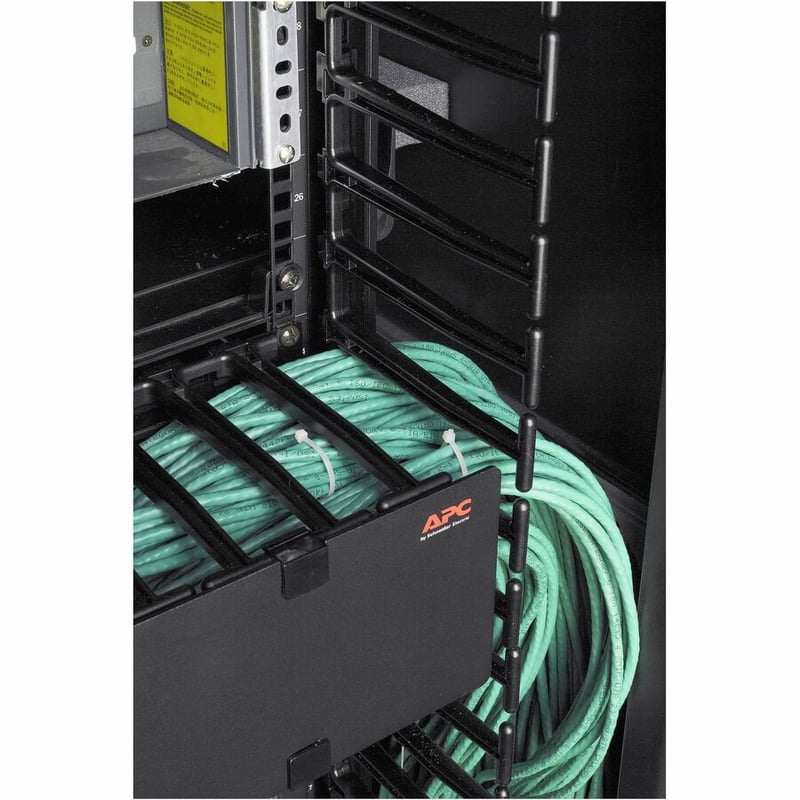 APC by Schneider Electric Vertical Cable Manager for NetShelter SX Networking Enclosures (Qty 4) - Thumbnail 5
