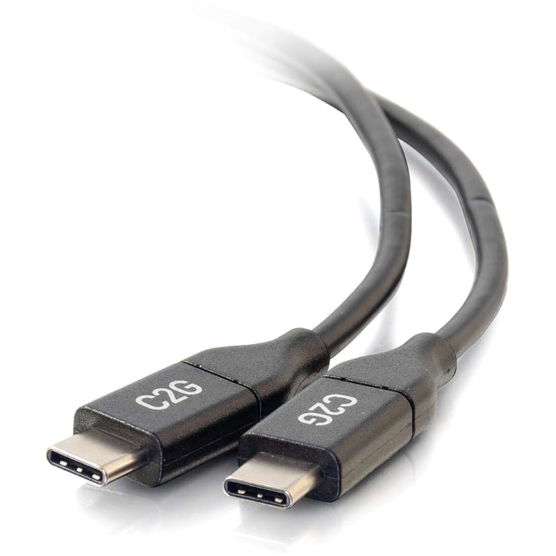 C2G 6ft USB C Cable - USB C to USB C Cable - USB C 2.0 5A - 480 Mbps - M/M - Thumbnail 1
