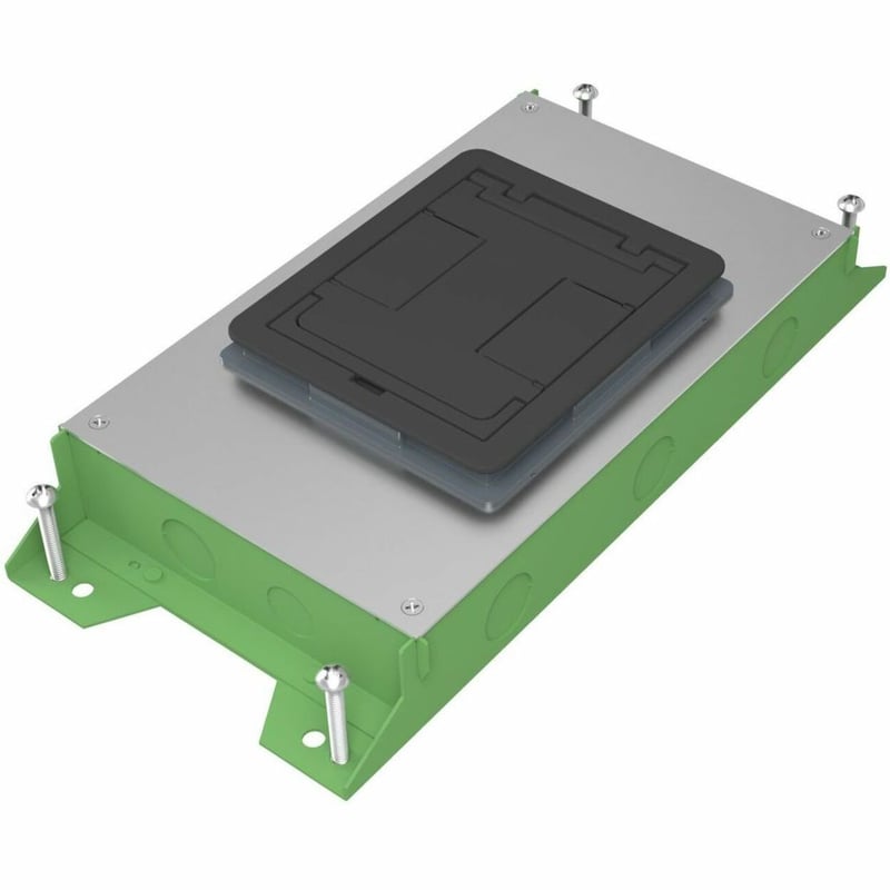Wiremold RFBA 2-Gang Shallow Floor Box - On Grade - Thumbnail 1