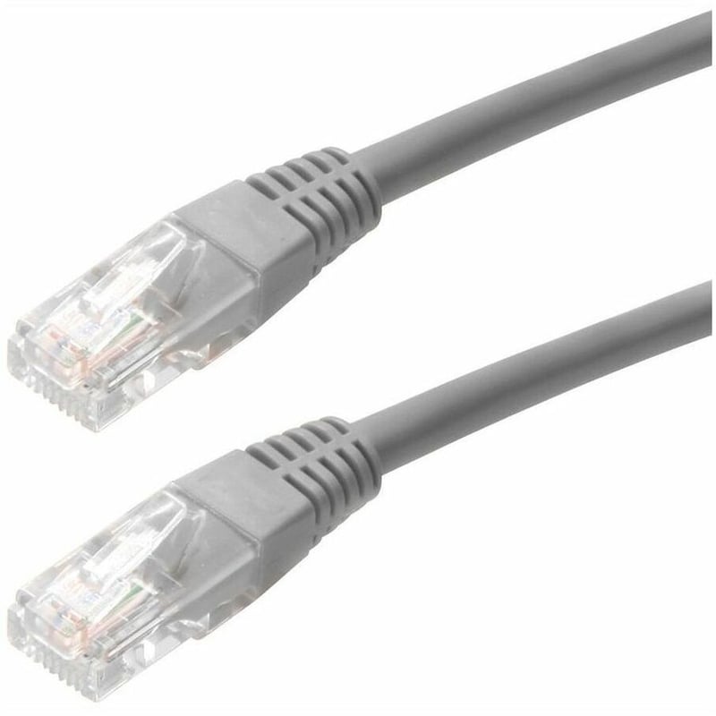 4XEM 10FT Cat6 Molded RJ45 UTP Ethernet Patch Cable (Gray) - Thumbnail 1