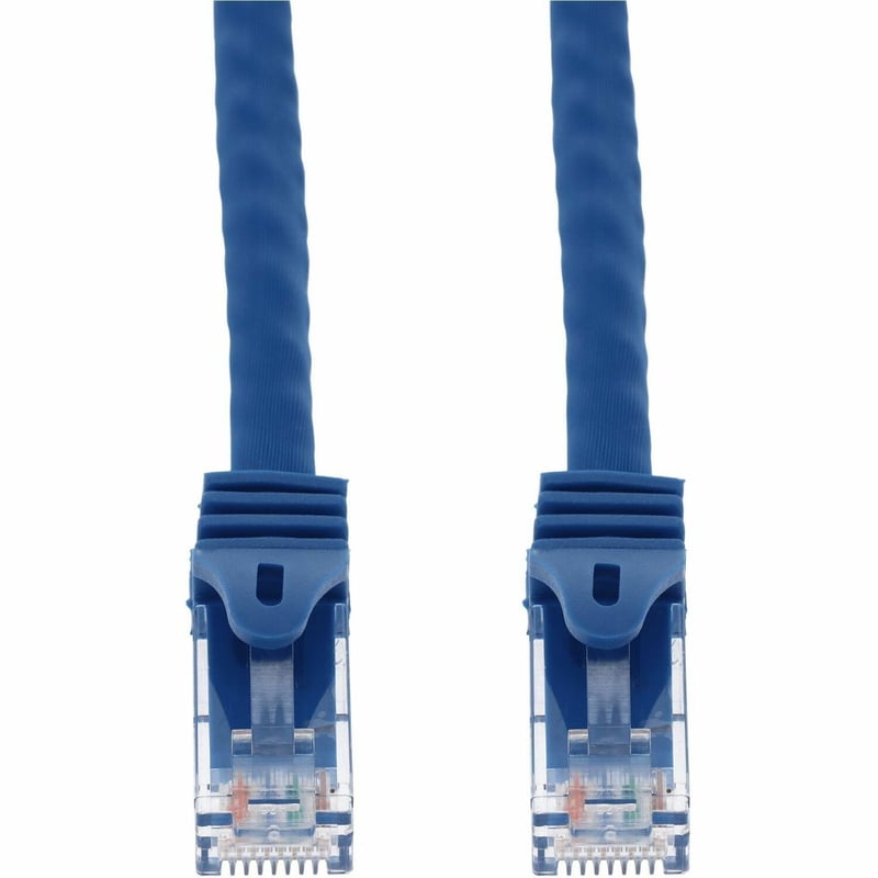 AddOn 32ft Blue CAT 6 PVC Ethernet Cable Snagless Easy Boot RJ-45 M/M - Thumbnail 1