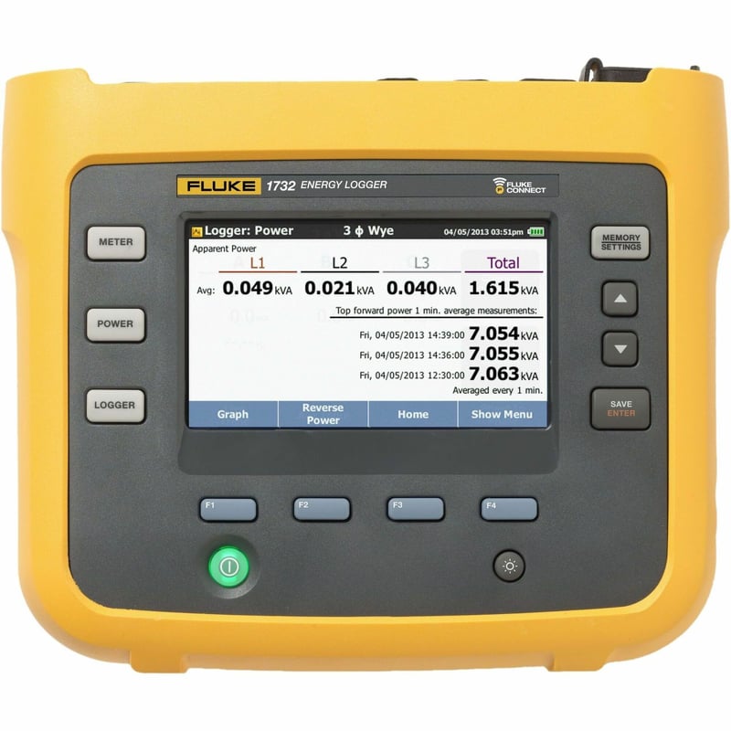 Fluke Networks FLUKE-1734/B Power Quality Logger - Thumbnail 1