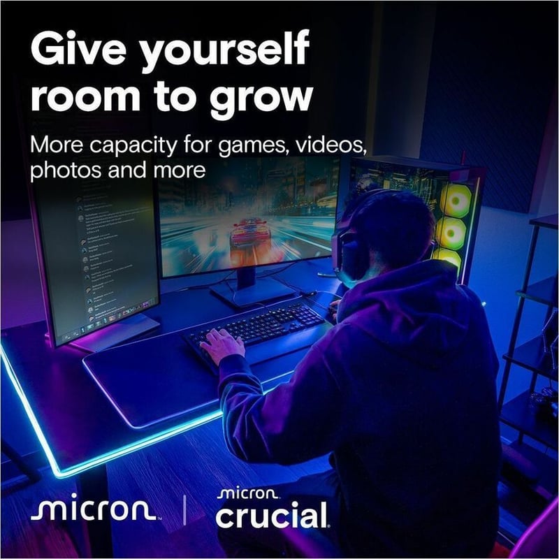 CRUCIAL - T710 1TB INTERNAL SSD PCIE GEN 5 X4 NVME M.2 WITH - Thumbnail 2