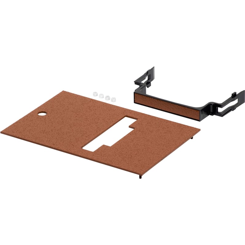 Wiremold Outdoor Ground Box Cover Plate Kit, Brown