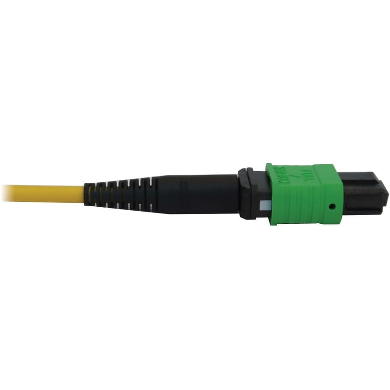 Eaton Tripp Lite Series 40/100G Singlemode 9/125 OS2 Fiber Optic Cable (12F MTP/MPO-APC F/F), LSZH, Yellow, 1 m (3.3 ft.) - Thumbnail 4