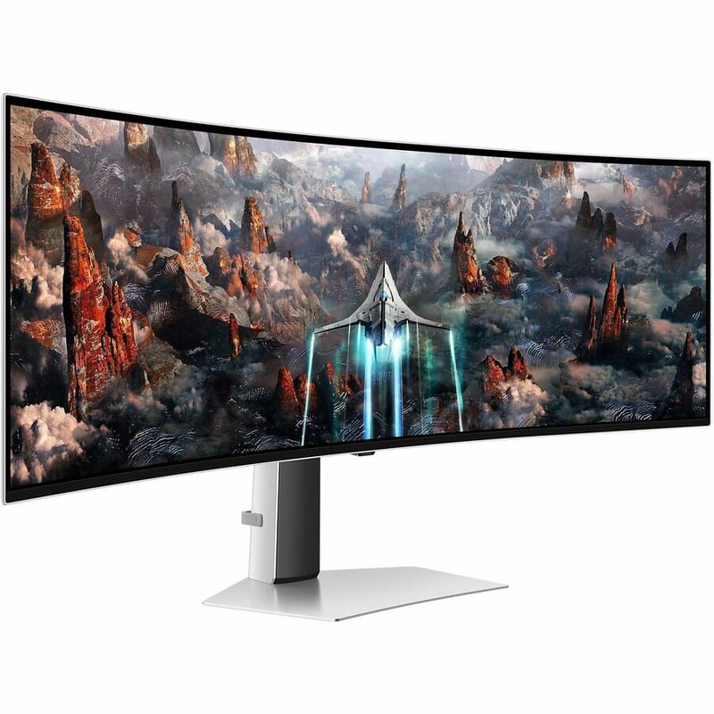49IN CURVED 32:9 OLED FULLY STAND USB HUB SPKR FREESYNC 3YR TAA - Thumbnail 2