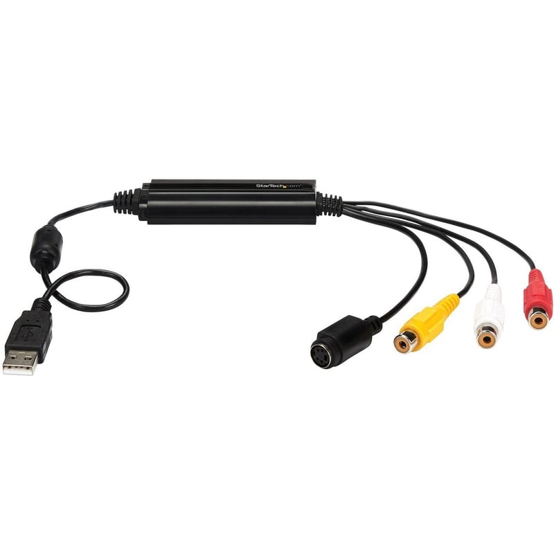 StarTech.com USB Video Capture Adapter Cable - S-Video/Composite to USB 2.0 - TWAIN Support - Analog to Digital Converter - Windows Only - Thumbnail 3