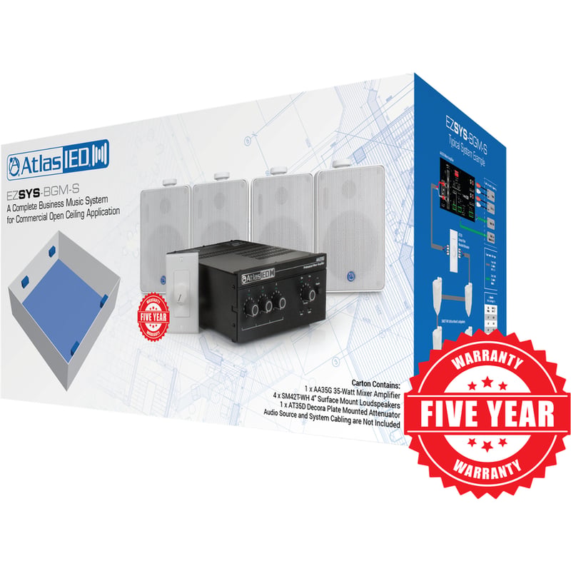 AtlasIED Speaker/Amplifier Kit - Thumbnail 2