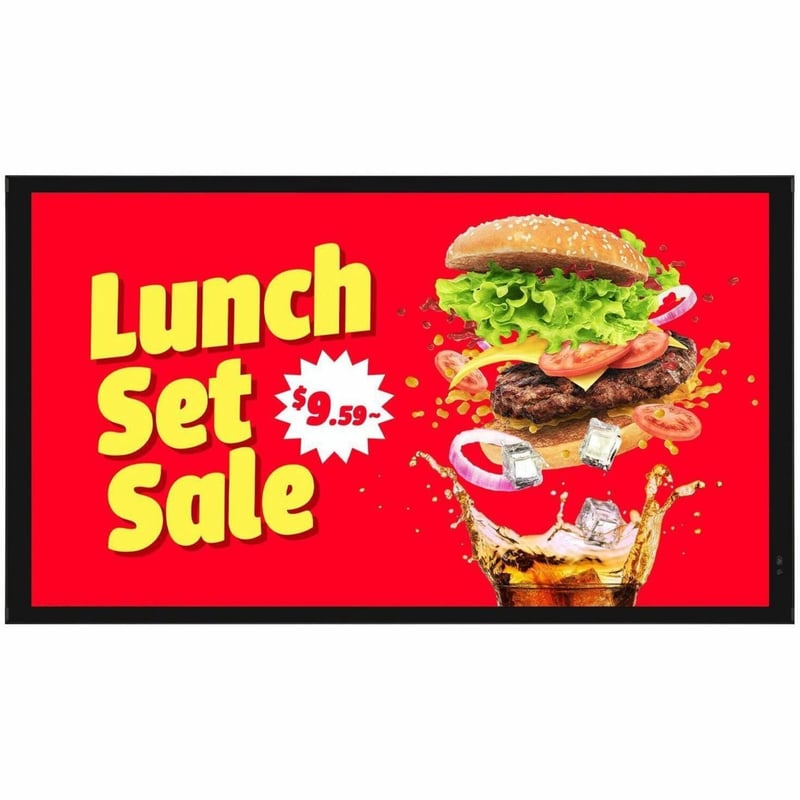 55IN LCD OUTDOOR HIGH BRIGHT 1920X1080 WEBOS 6.1 HDBASET 4000NIT - Thumbnail 1