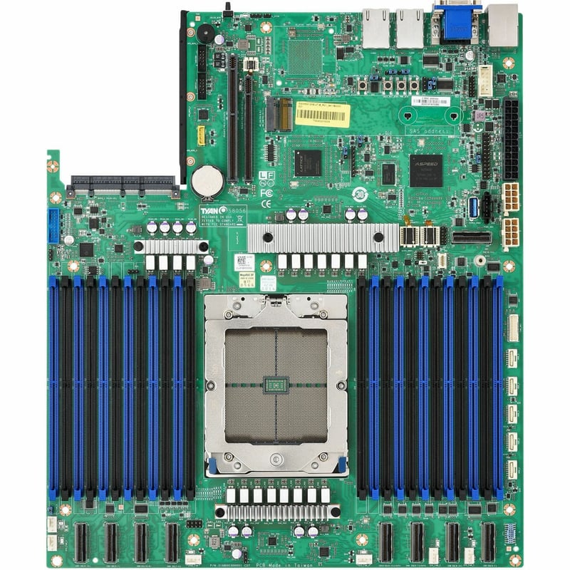 Mitac Tomcat CX S8056 Server Motherboard - AMD Chipset - Socket SP5 LGA-6096 - Proprietary Form Factor - Thumbnail 1