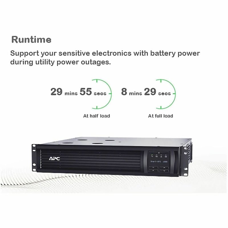 APC by Schneider Electric Smart-UPS SMT1000RM2UC 1000VA Rack-mountable UPS - Thumbnail 4