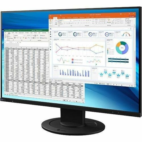 ULTRA-SLIM FRAME DESIGN 24.1 FLEXSCAN EV2410R-BK - Thumbnail 1
