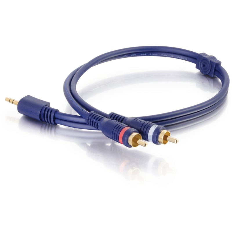 50FT VELO 3.5 M STEREO TO 2 RCA M ST - Thumbnail 3