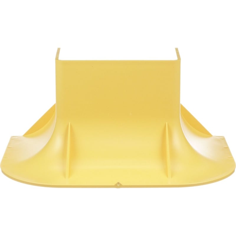 Panduit FiberRunner Bend Radius Control Trumpet, 4x4, Yellow - Thumbnail 1