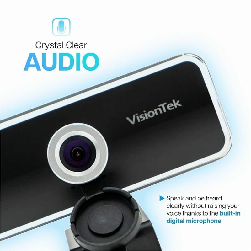 VisionTek VTWC20 Webcam - 30 fps - USB-A - 1920 x 1080 Video - Fixed focus