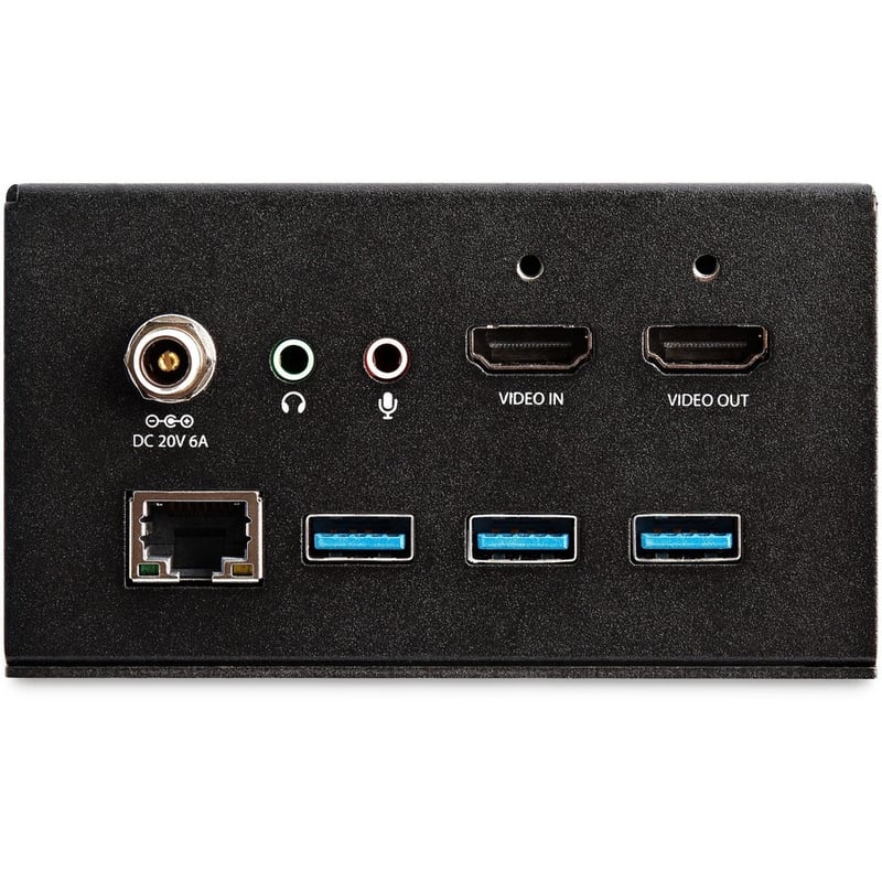StarTech.com Laptop docking module for the conference table connectivity box lets you access boardroom or huddle space devices - Set up conference calls using applications such as Skype for Business - USB-C or USB-A laptop docking - Thumbnail 4
