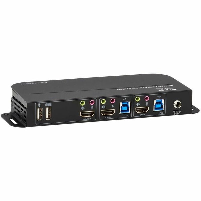 Tripp Lite by Eaton 2-Port HDMI/USB KVM Switch - 4K 60 Hz HDR HDCP 2.2 IR USB Sharing USB 3.0 Cables - Thumbnail 5