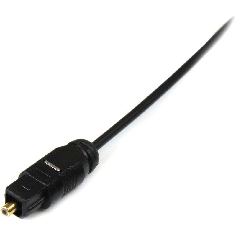 StarTech.com 15 ft Thin Toslink Digital Optical SPDIF Audio Cable - Thumbnail 2
