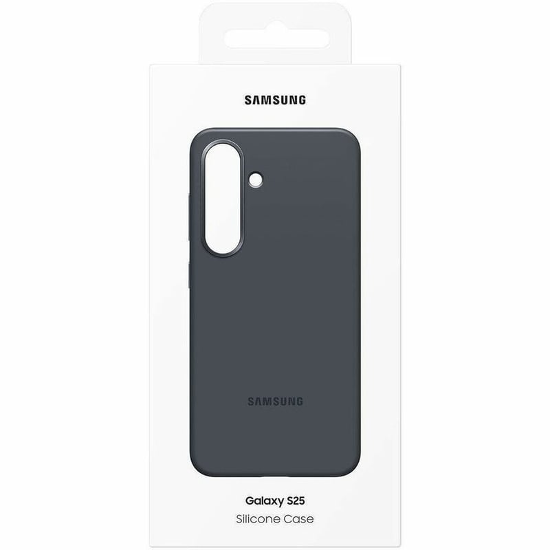 Samsung Galaxy S25 Silicone Case, Black - Thumbnail 4