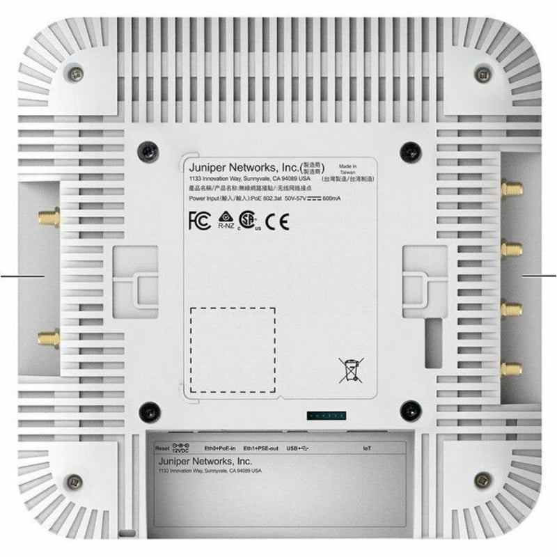 Mist AP43E Dual Band Wi-Fi 6 IEEE 802.11 a/b/g/n/ac/ax 3.50 Gbit/s Wireless Access Point - Indoor - Thumbnail 2