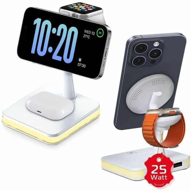 SPRACHT FLEXCHARGE 4 (4-IN-1 WIRELESS CHARGER FOLDABLE) - WHITE - Thumbnail 1