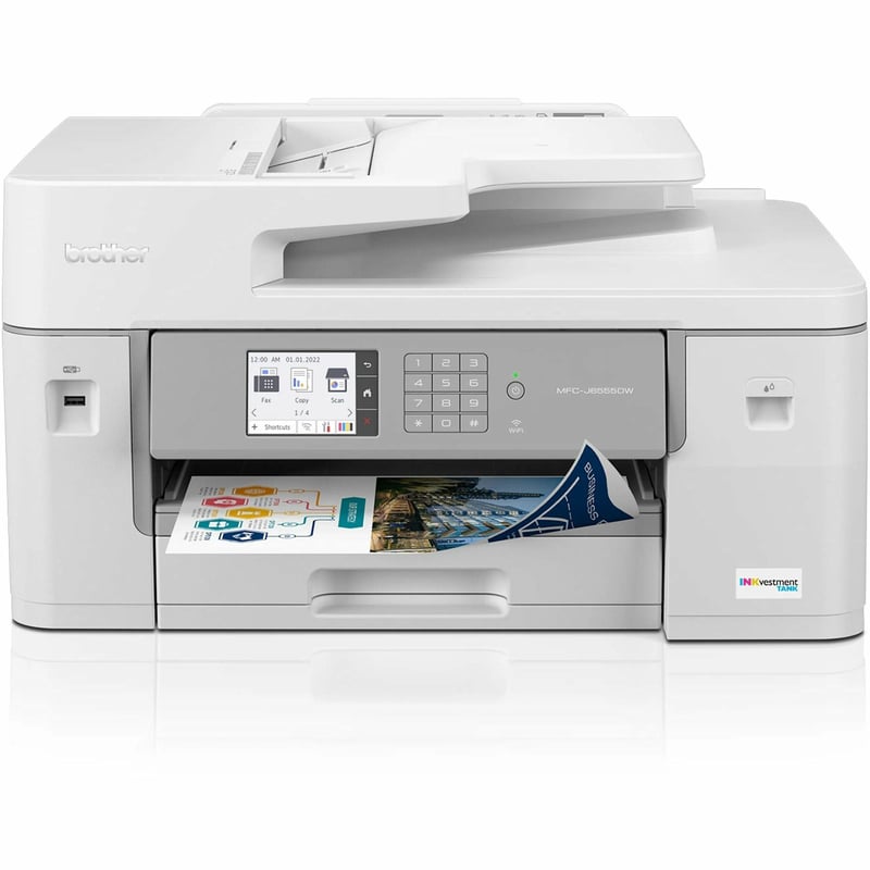 Brother INKvestment Tank MFC-J6555DW Wireless Inkjet Multifunction Printer - Color - Thumbnail 1
