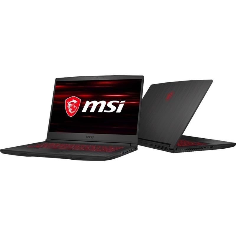 MSI GF65 Thin 9SEXR GF65 Thin 9SEXR-838 15.6" Gaming Notebook - Full HD - 1920 x 1080 - Intel Core i7 9th Gen i7-9750H 2.60 GHz - 8 GB Total RAM - 512 GB SSD - Black - Thumbnail 1