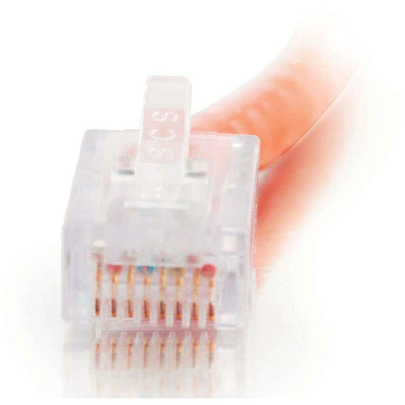 C2G-14ft Cat5E Non-Booted Crossover Unshielded (UTP) Network Patch Cable - Orange - Thumbnail 3