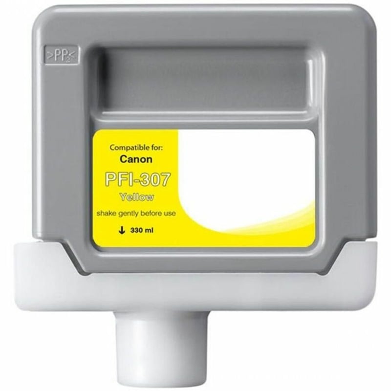 WF Non-OEM New Yellow Wide Format Ink Cartridge for Canon PFI-307 (9814B001AA) - Thumbnail 1