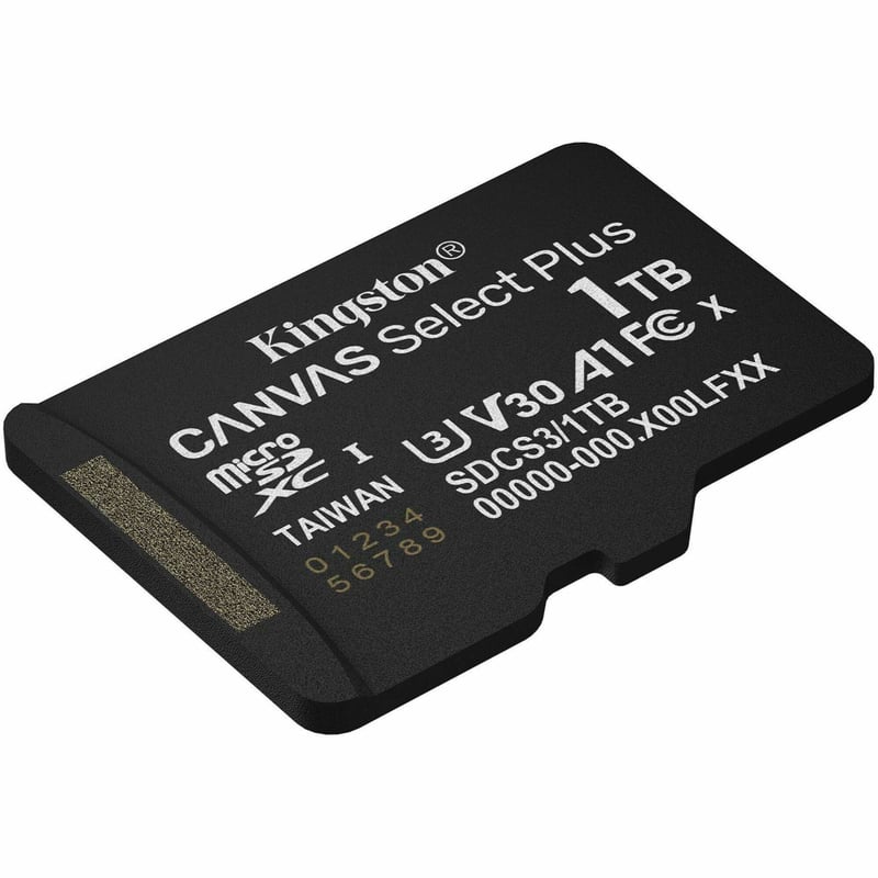 1TB MICSDXC CANVAS SELECT PLUS GEN3 150R A1 SINGLE PACK W/O ADP - Thumbnail 1