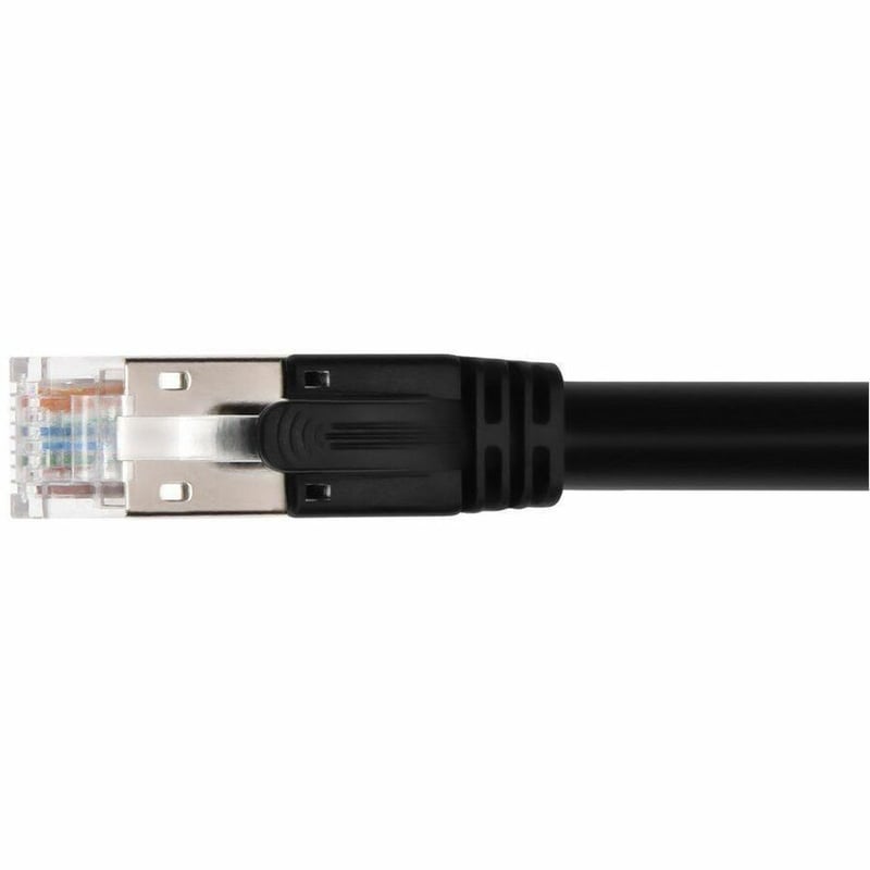 MONOPRICE CAT6A 2FT BLACK POE PATCH CABLE_ 100W_ POE ++ (IEEE 802.3AF/AT/BT)_ UT - Thumbnail 4