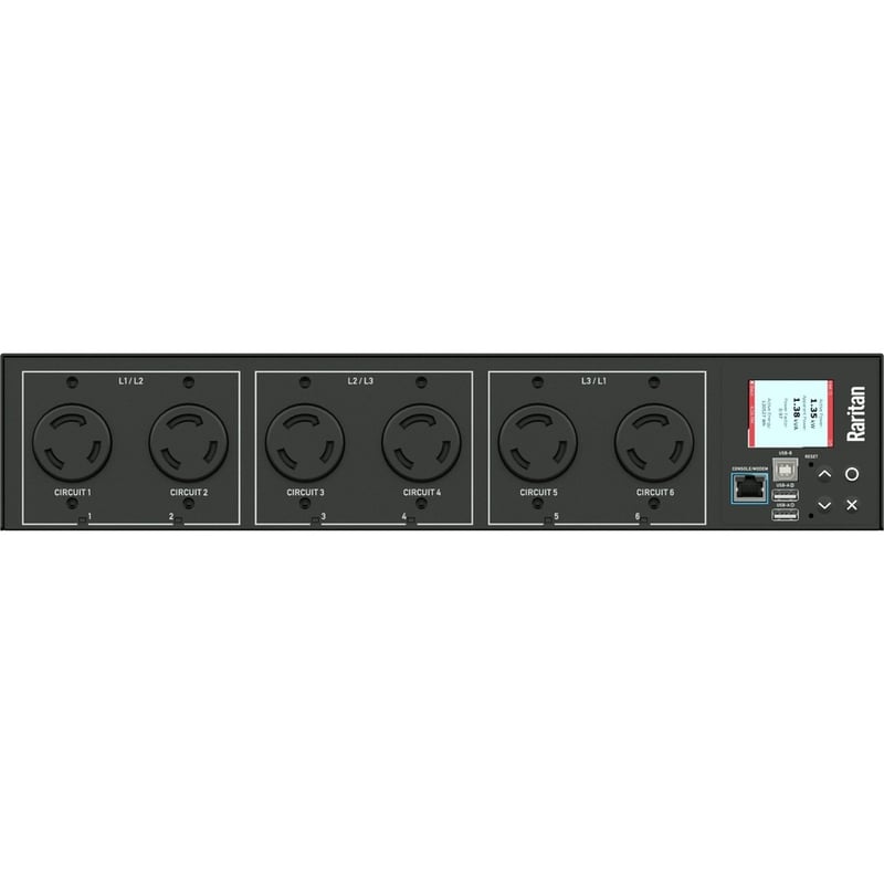 Raritan PX3-4940R (6) NEMA L6-30R PDU - Thumbnail 3