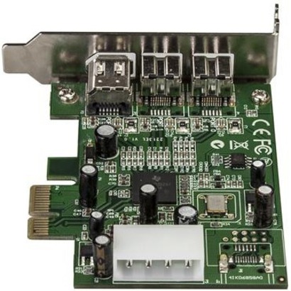 StarTech.com 3 Port 2b 1a LP 1394 PCI Express FireWire Card - Thumbnail 2