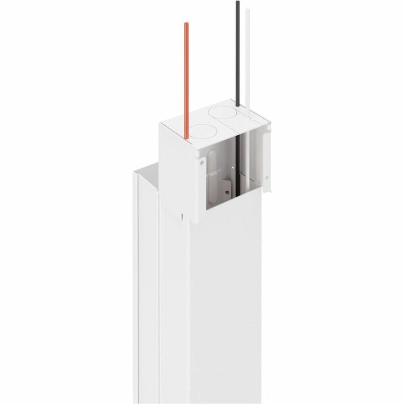Wiremold 30TP Series Steel Tele-Power Pole (White) - Thumbnail 3