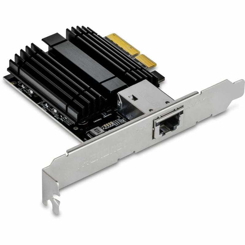 TRENDnet 10 Gigabit PCIe Network Adapter, Converts A PCIe Slot Into A 10G Ethernet Port, Supports 802.1Q Vlan, Includes Standard & Low-Profile Brackets, PCIe 2.0, PCIe 3.0, Silver, TEG-10GECTX - Thumbnail 5