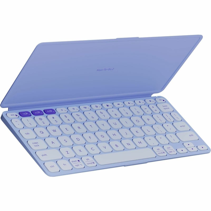 KEYS-TO-GO ULTRA-PORTABLE KEYBO WITH COVER LILAC UNIVERSAL - Thumbnail 1