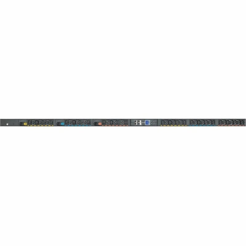 Eaton Universal-Input Metered G4 Rack PDU, 5-23kW, 16-55A, 200-415V, 24 outlets (12)C13 (12)C39, end entry power cord, 0U - Thumbnail 1